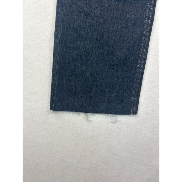 Everlane Womens High-Rise Straight Leg Jeans 28R Dark Wash Denim - Picture 9 of 9